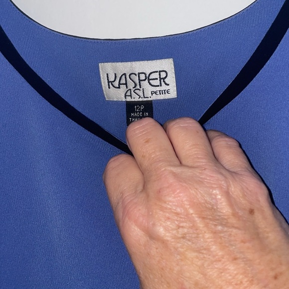 Kasper A.S.L. 3 piece Suit Blazer and Sleeveless Shirt - Picture 8 of 11